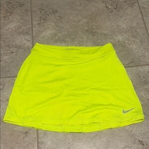 Neon Yellow Golf Skirt